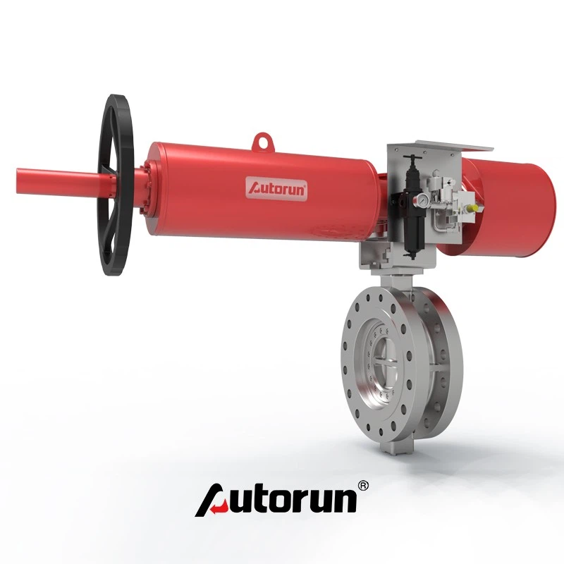 Pneumatic Flanged Butterfly Valve