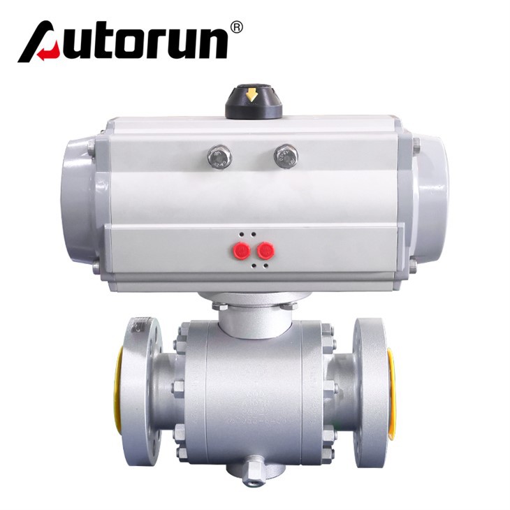 Pneumatic High Pressure Flanged Ball Valve