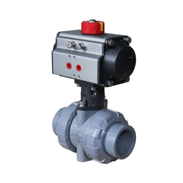 CPVC Pneumatic Control Ball Valve by JIS