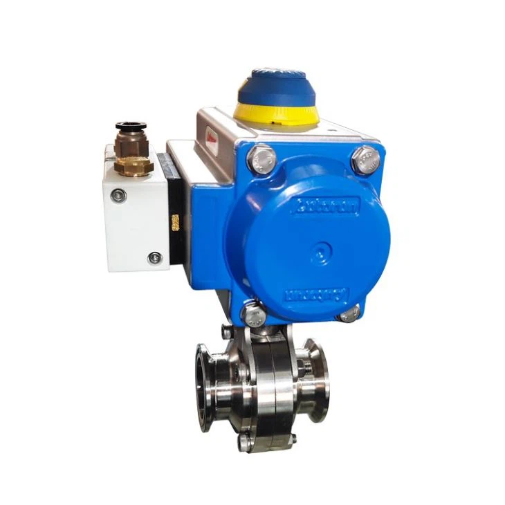 Pneumatic Sanitary 316L Butterfly Valve