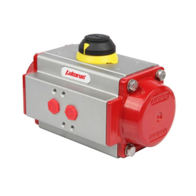 Rack and Pinion Single Acting Pneumatic Actuator with Engraved Caps