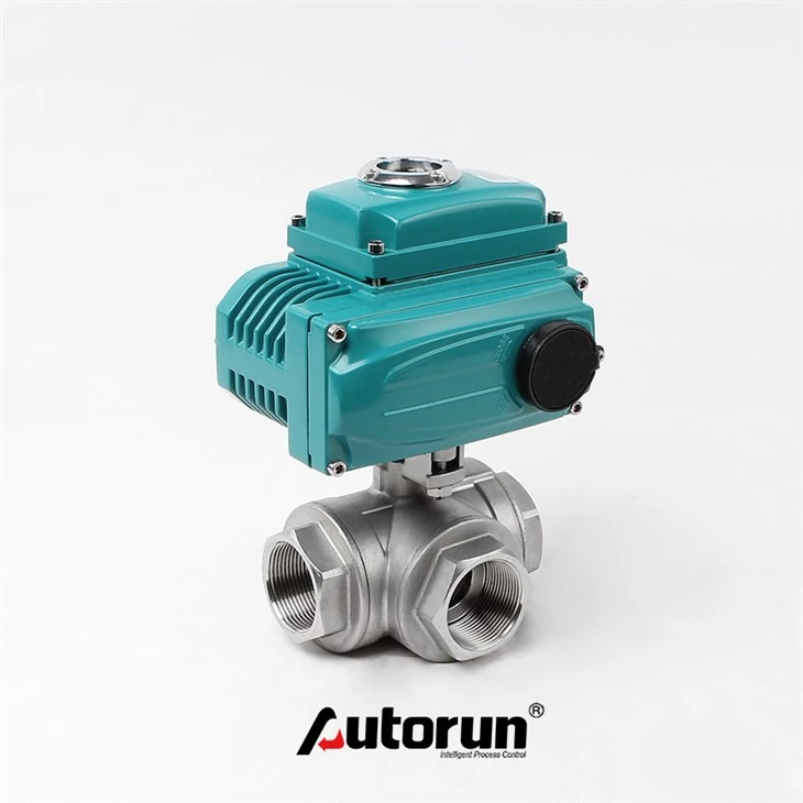 Electric 3 Way Ball Valve