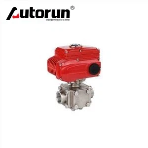 Electric Forged Steel Three-Way Ball Valve
