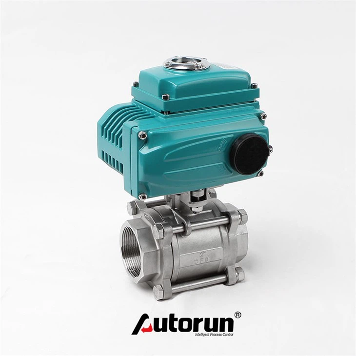 Electric Three Piece Ball Valve